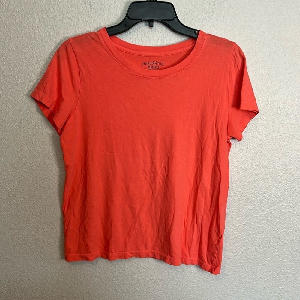JCrew Factory Broken In Short Sleeve TShirt Pink Size Small